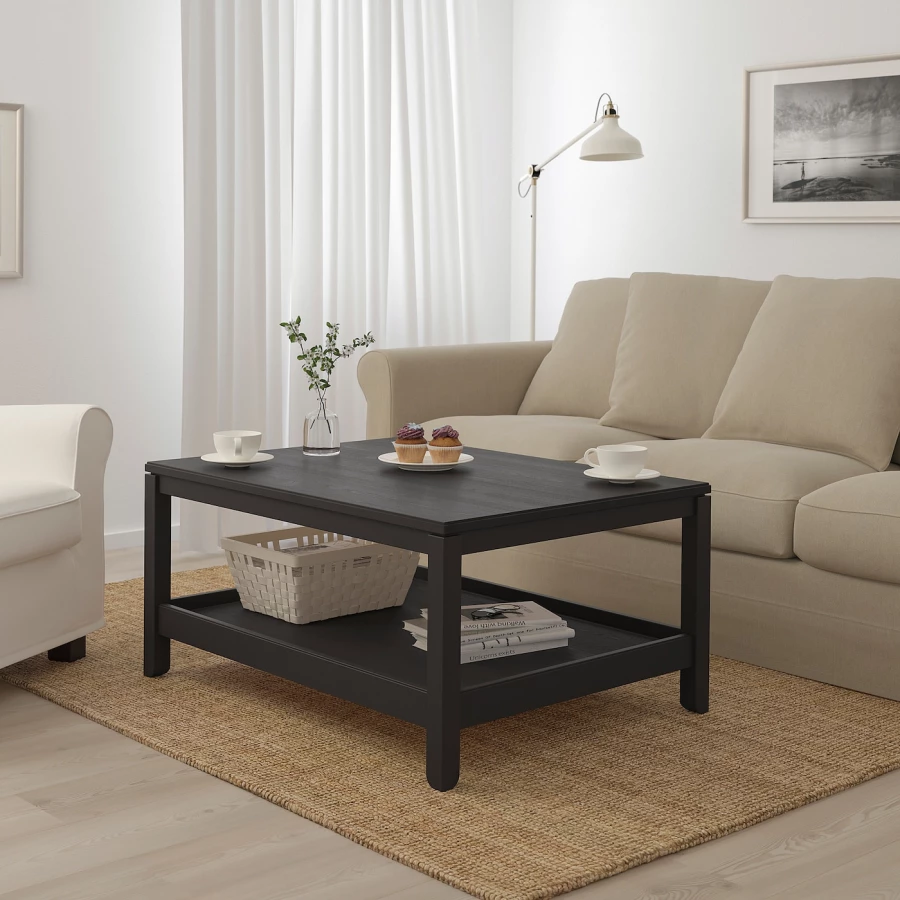 Журнальный стол - HAVSTA  IKEA/ ХАВСТА ИКЕА, 100х48х75 см, коричневый (изображение №2)