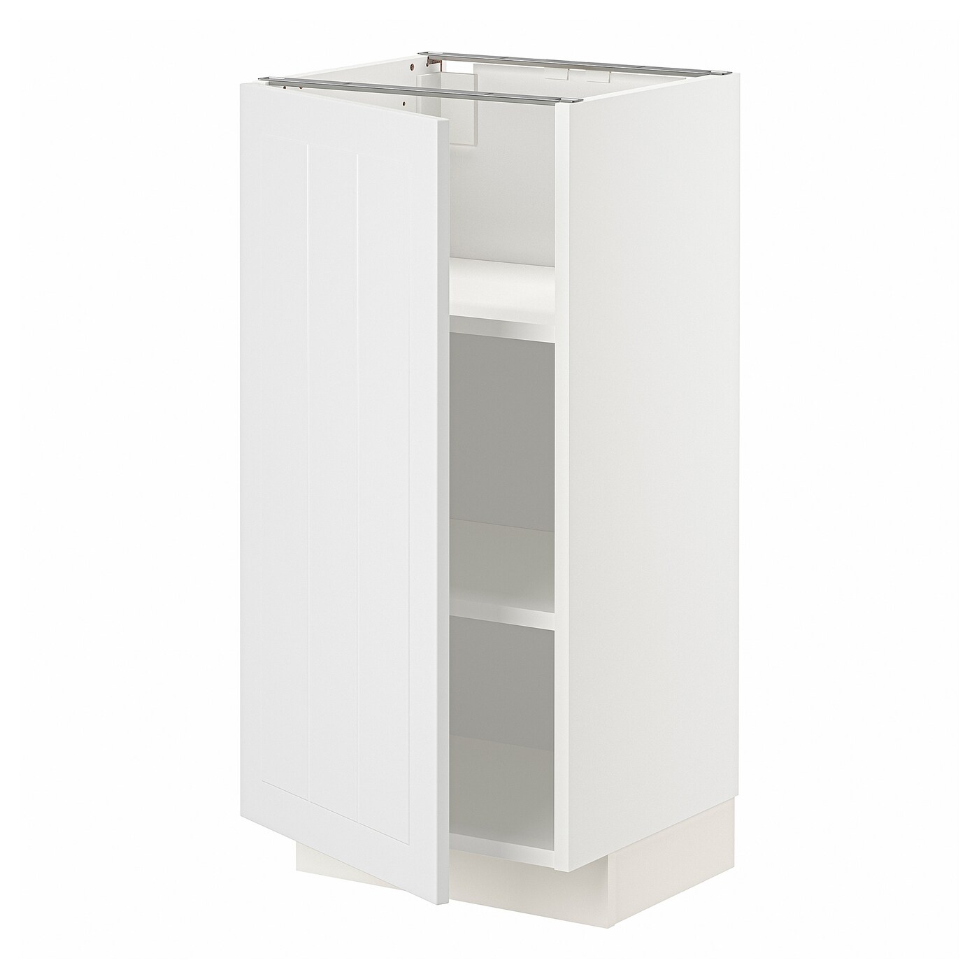 Напольный шкаф - IKEA METOD, 88x39,5x40см, белый, МЕТОД ИКЕА