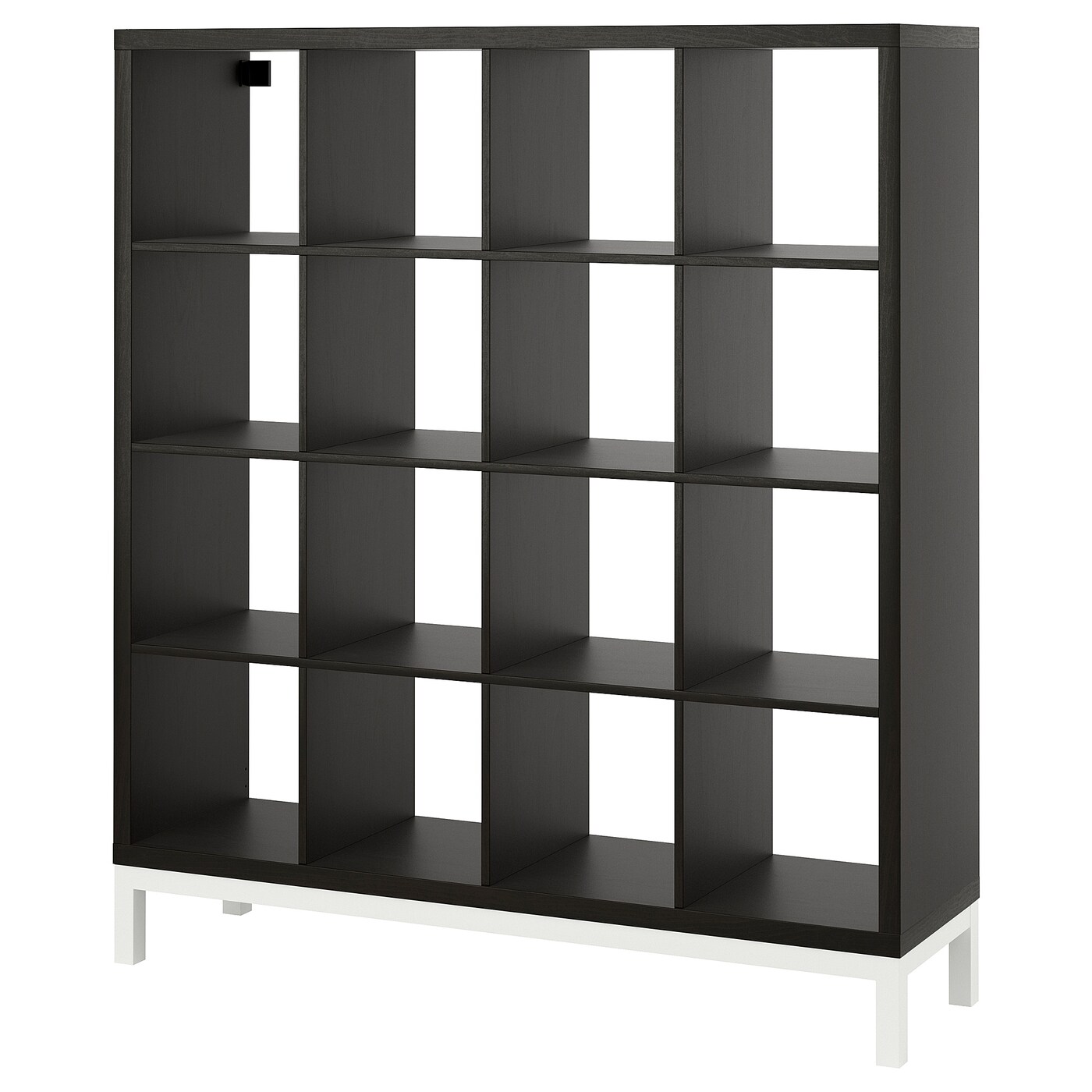 Стеллаж - IKEA KALLAX, 147х39х164 см, черно-коричневый/белый, КАЛЛАКС ИКЕА