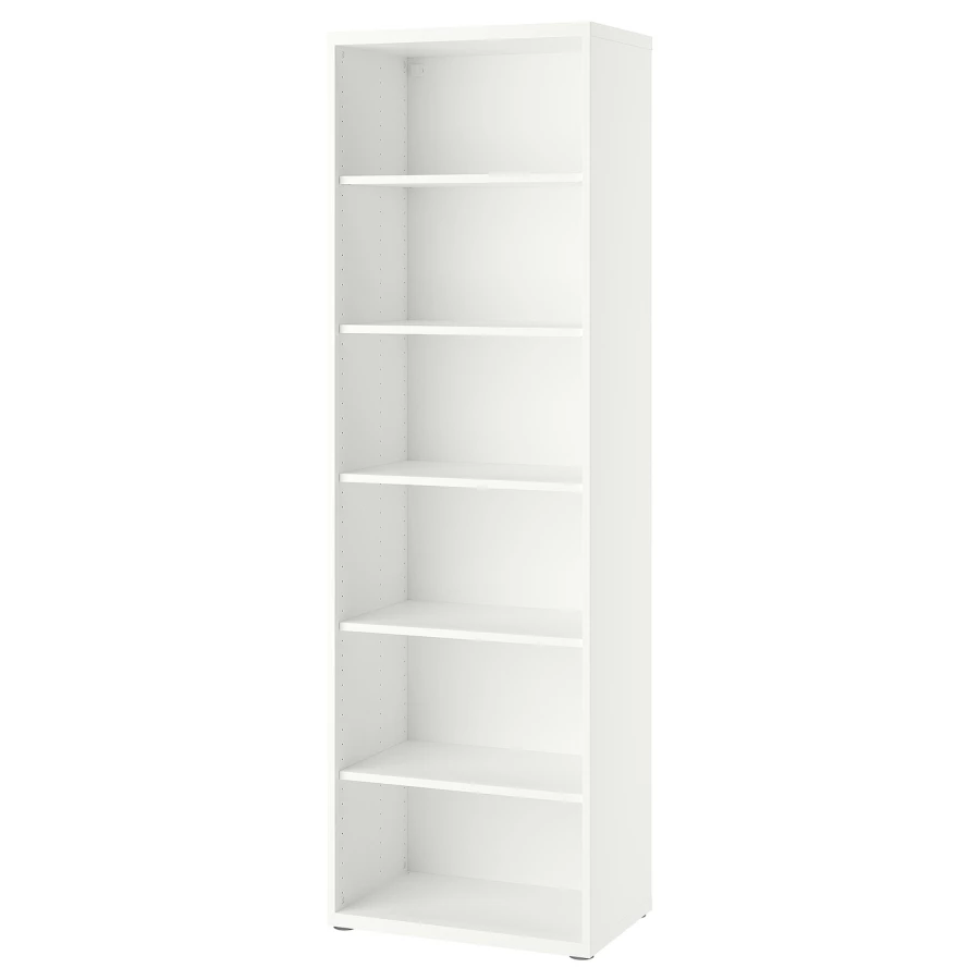 Книжный шкаф с 5 полками - IKEA BESTA/BESTÅ/БЕСТА ИКЕА, 193x40x60см, белый (изображение №1)