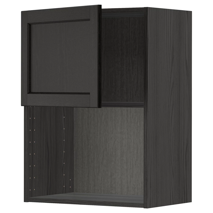 Навесной шкаф  - METOD  IKEA/  МЕТОД ИКЕА, 80х60 см, черный (изображение №1)