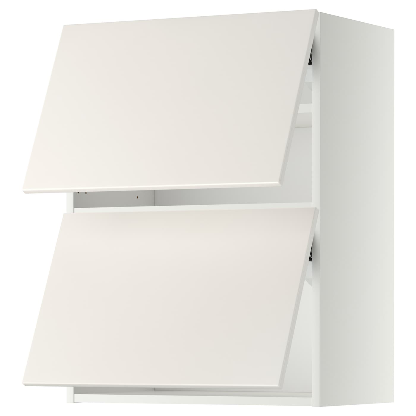 Шкаф навесной -  METOD  IKEA/  МЕТОД ИКЕА, 60х80 см, белый/кремовый