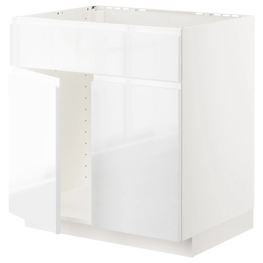 Напольный шкаф - METOD IKEA/ МЕТОД ИКЕА,  88х80 см, белый (изображение №1)
