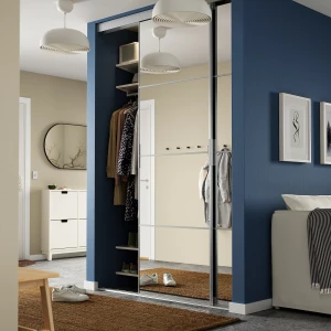 Второе фото. SKYTTA / AULI Комбинация раздвижных дверей ИКЕА