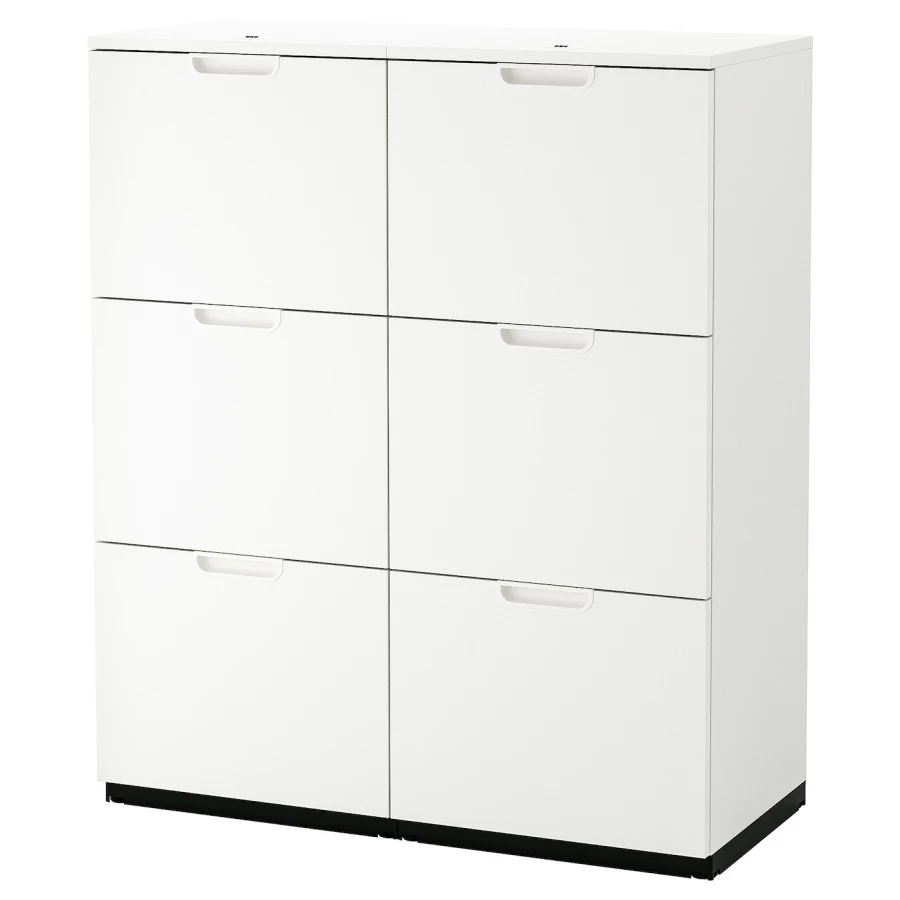 Комбинация с ящиками - IKEA GALANT/ГАЛАНТ ИКЕА, 120х45х102 см, белый (изображение №1)