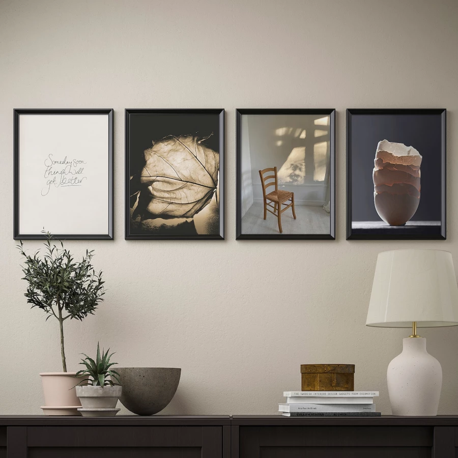Постер, 4 шт. - IKEA BILD, 30х40 см, «Один день», БИЛЬД ИКЕА (изображение №2)