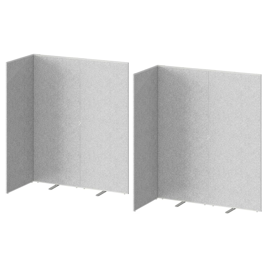 Перегородка - IKEA SIDORNA, 195x2x324см, светло-серый, СИДОРНА ИКЕА (изображение №1)