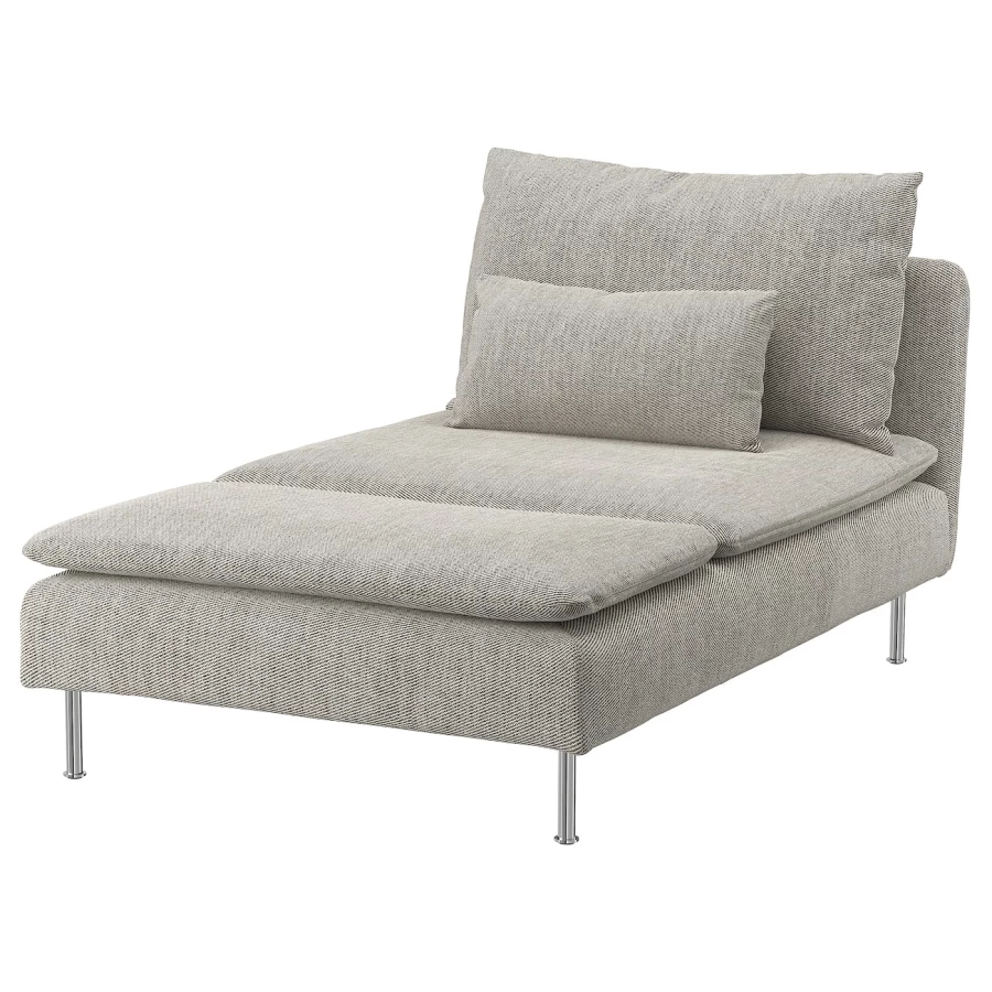 Кресло-кровать - IKEA SÖDERHAMN/SODERHAMN/СЕДЕРХАМН ИКЕА, 83х93х151 см, серый (изображение №1)
