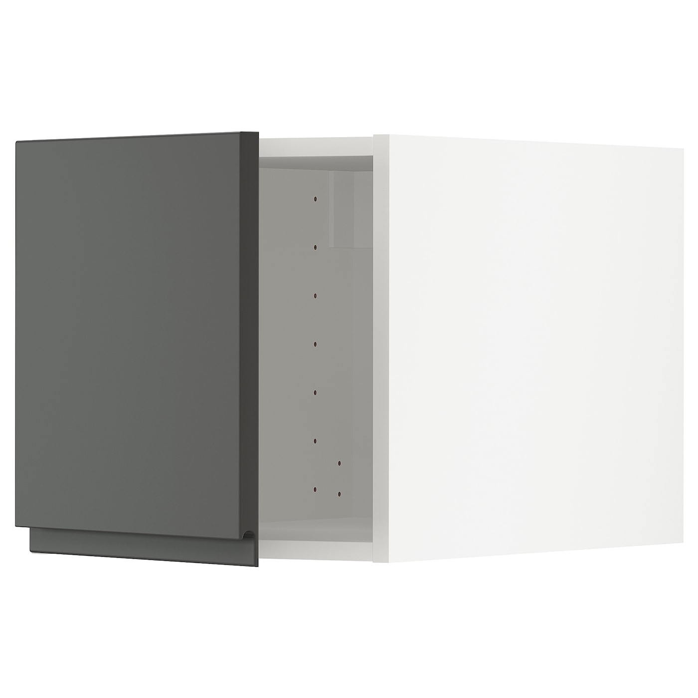 METOD Навесной шкаф - METOD IKEA/ МЕТОД ИКЕА, 40х40 см, белый/темно-серый
