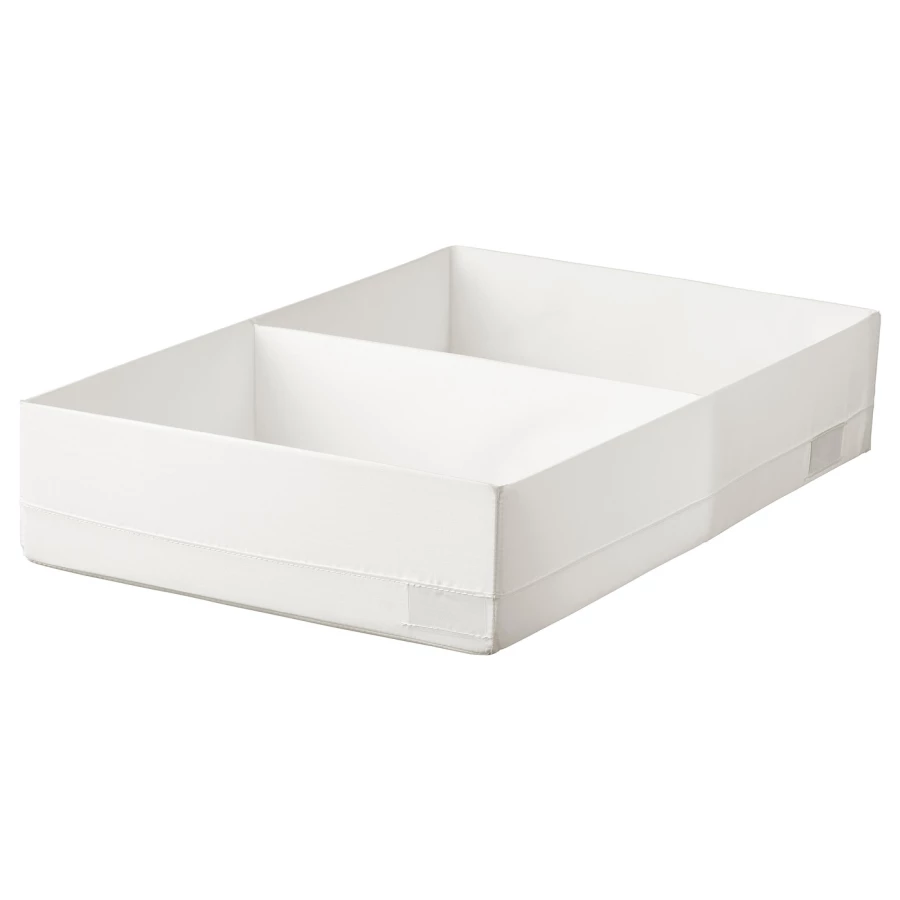 Коробка с отделениями - STUK IKEA/ СТУК ИКЕА, 34х51х10 см, белый (изображение №1)