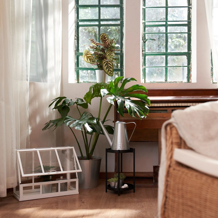 Горшок для растений - IKEA ÅKERBÄR/AKERBAR, 24 см, оцинкованный, ЭКЕРБОР ИКЕА (изображение №4)