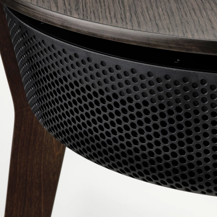 Стол с очистителем воздуха со сменным фильтром - IKEA STARKVIND, 56х56 см, темно-коричневый, СТАРКВИНД ИКЕА (изображение №7)