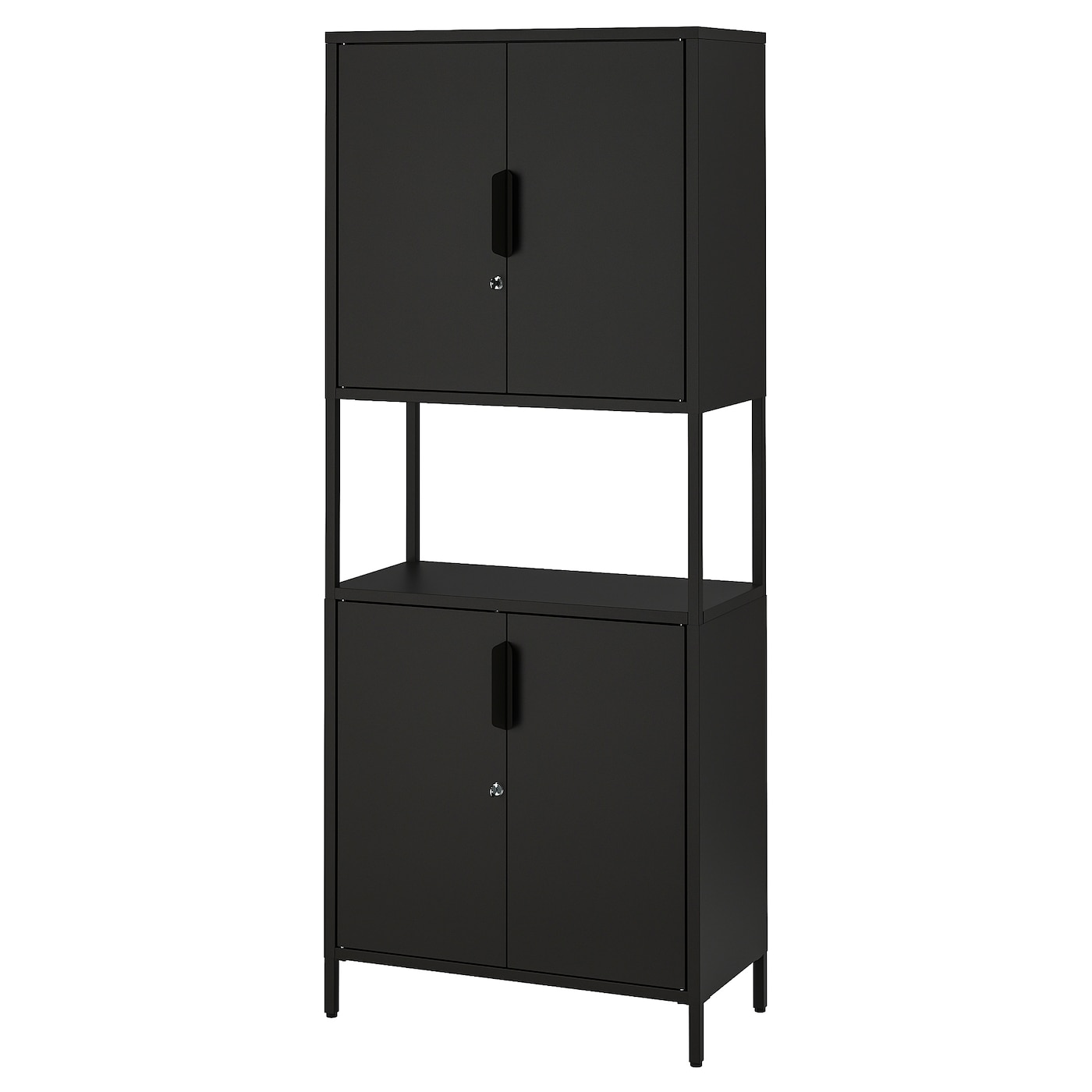 Шкаф - TROTTEN IKEA/ ТРОТТЕН ИКЕА,  173х70 см, черный