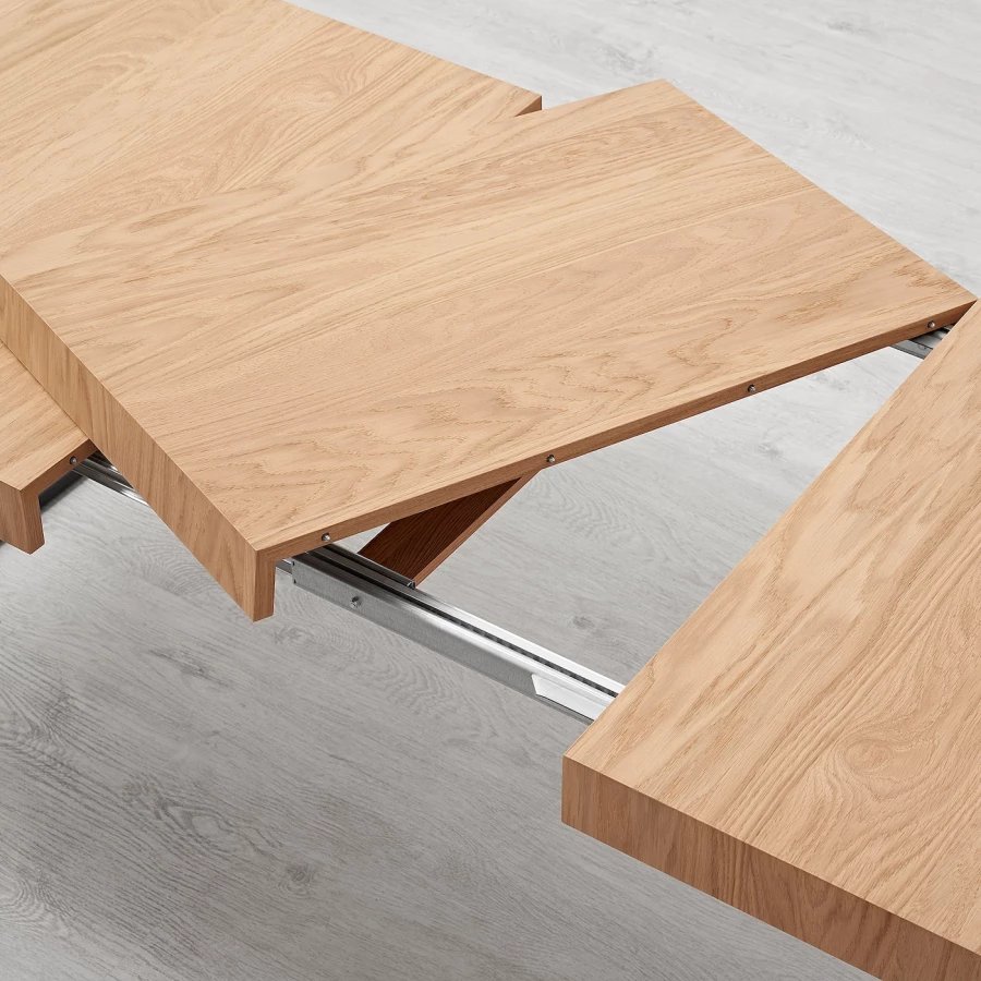 Раздвижной стол - IKEA TARSELE/ТАРСЕЛЬ ИКЕА, 150х80х77 см, коричневый (изображение №4)