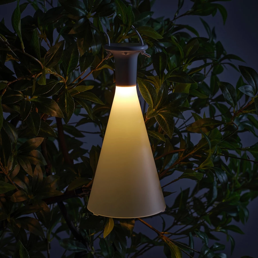 Декоративное лампа - SOLVINDEN IKEA/ СОЛВИНДЕН ИКЕА,26 см, белый (изображение №5)