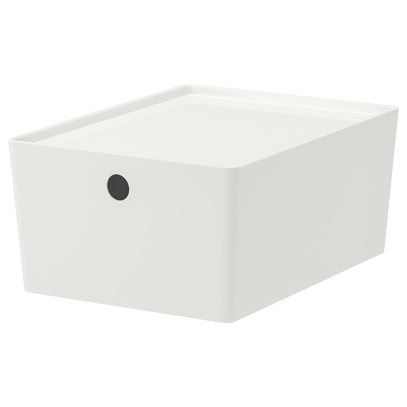 Контейнер с крышкой - KUGGIS IKEA/ КУГГИС ИКЕА,  белый