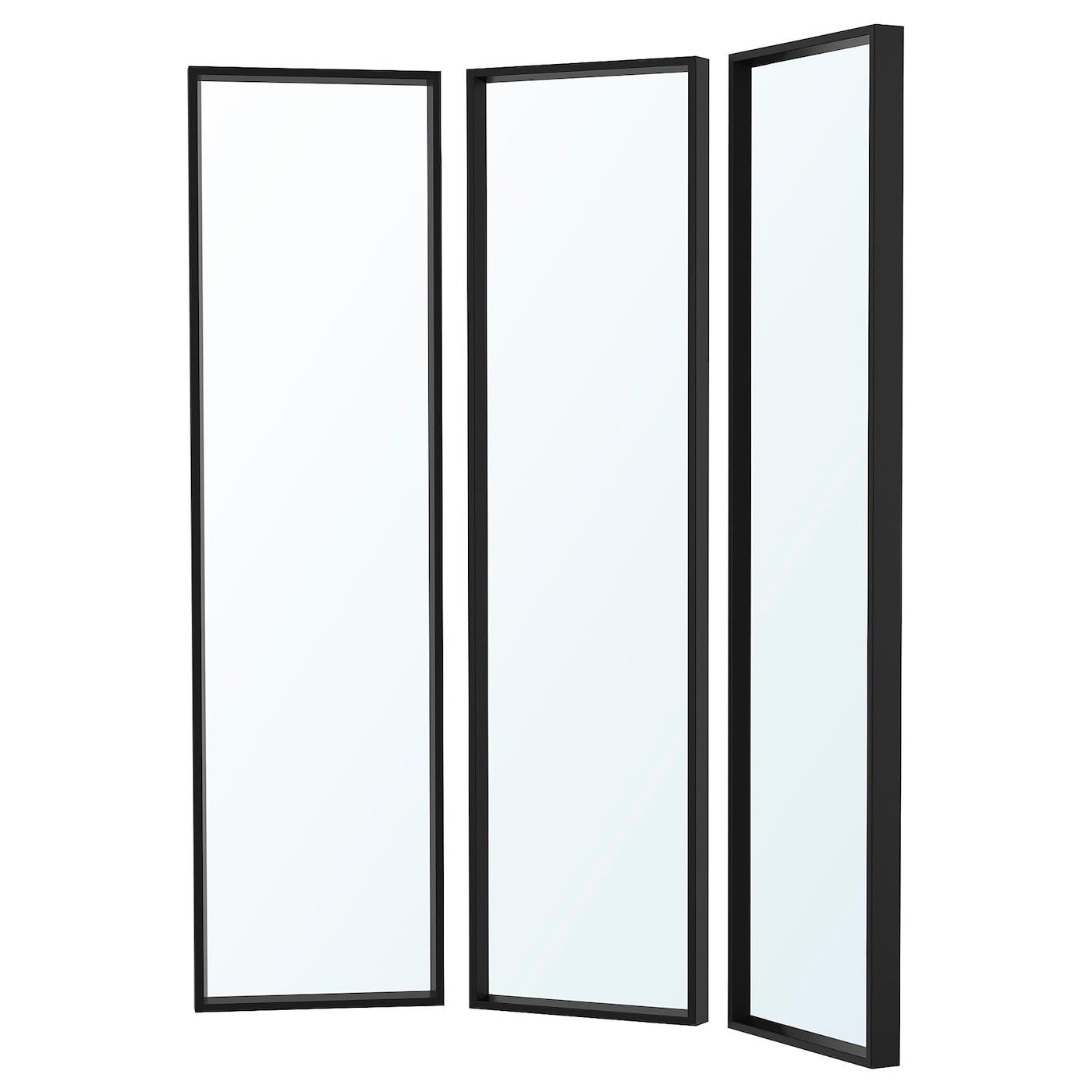 Зеркало - NISSEDAL IKEA/ НИССЕДАЛЬ ИКЕА, 130х150 см,  черный