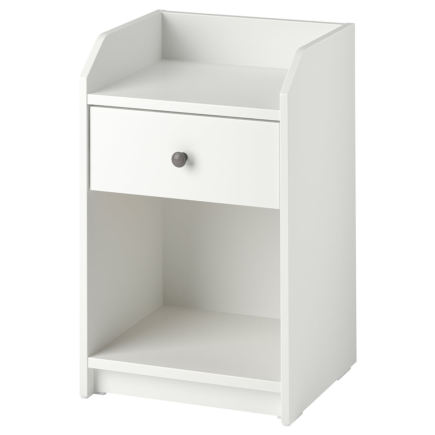 Прикроватная тумбочка - IKEA HAUGA/ХАУГА ИКЕА, 63х36х40 см, белый
