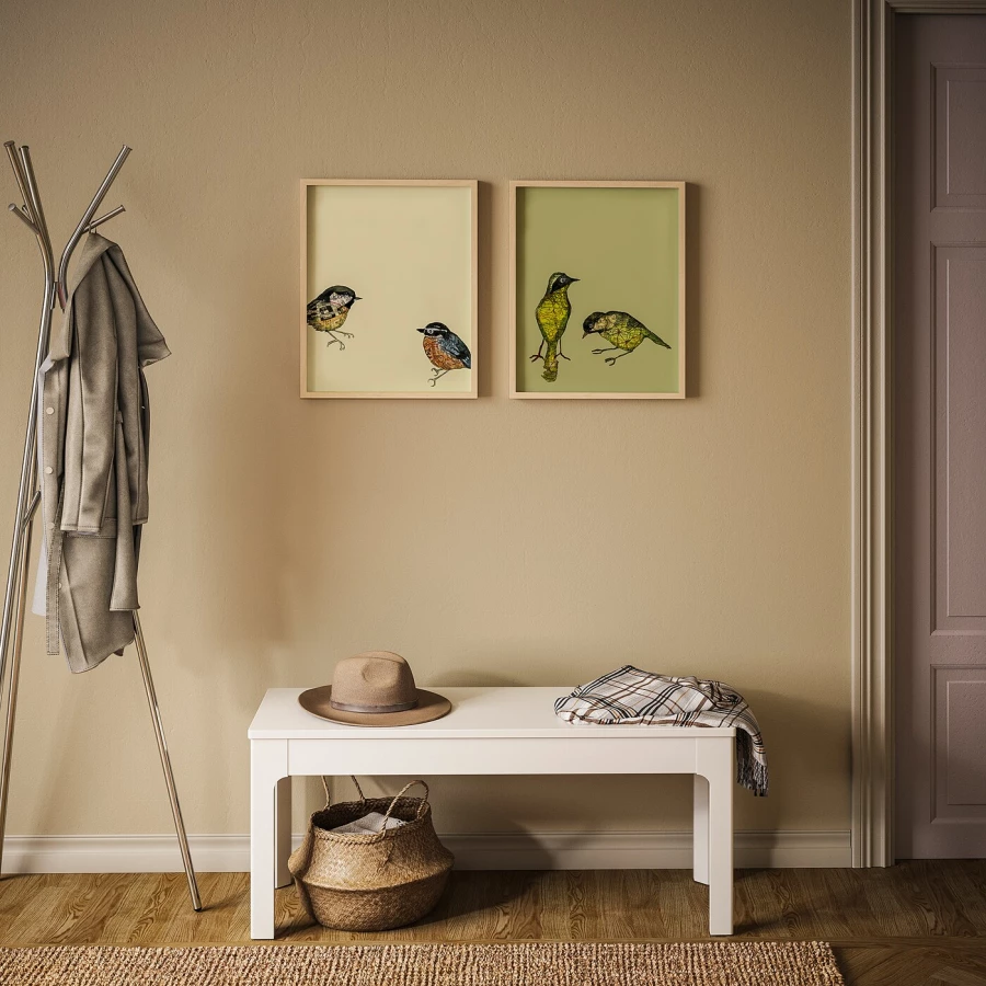 Постер, 2 шт. - IKEA BILD, 40х50 см, «Городские птицы II», БИЛЬД ИКЕА (изображение №2)