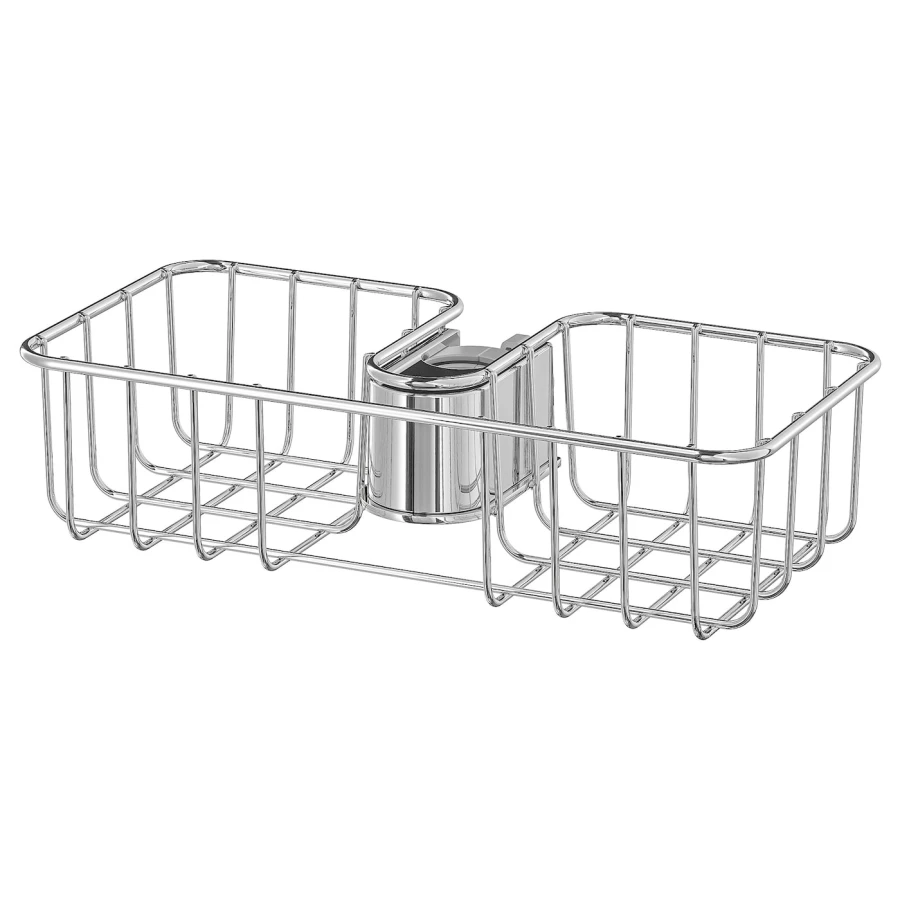 Душевая стойка - VOXNAN IKEA/ ВОКСНАН ИКЕА, 25х6 см,  серебристый (изображение №1)