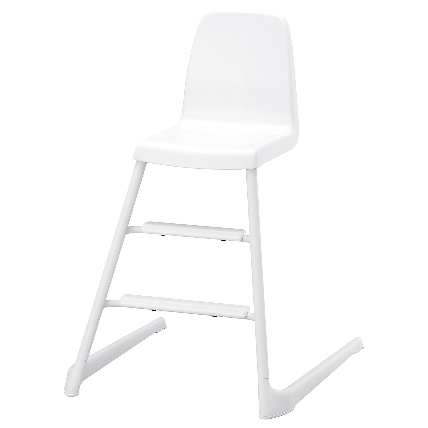 Стул детский - IKEA LANGUR/ ЛАНГУР ИКЕА, 82х56 см, белый