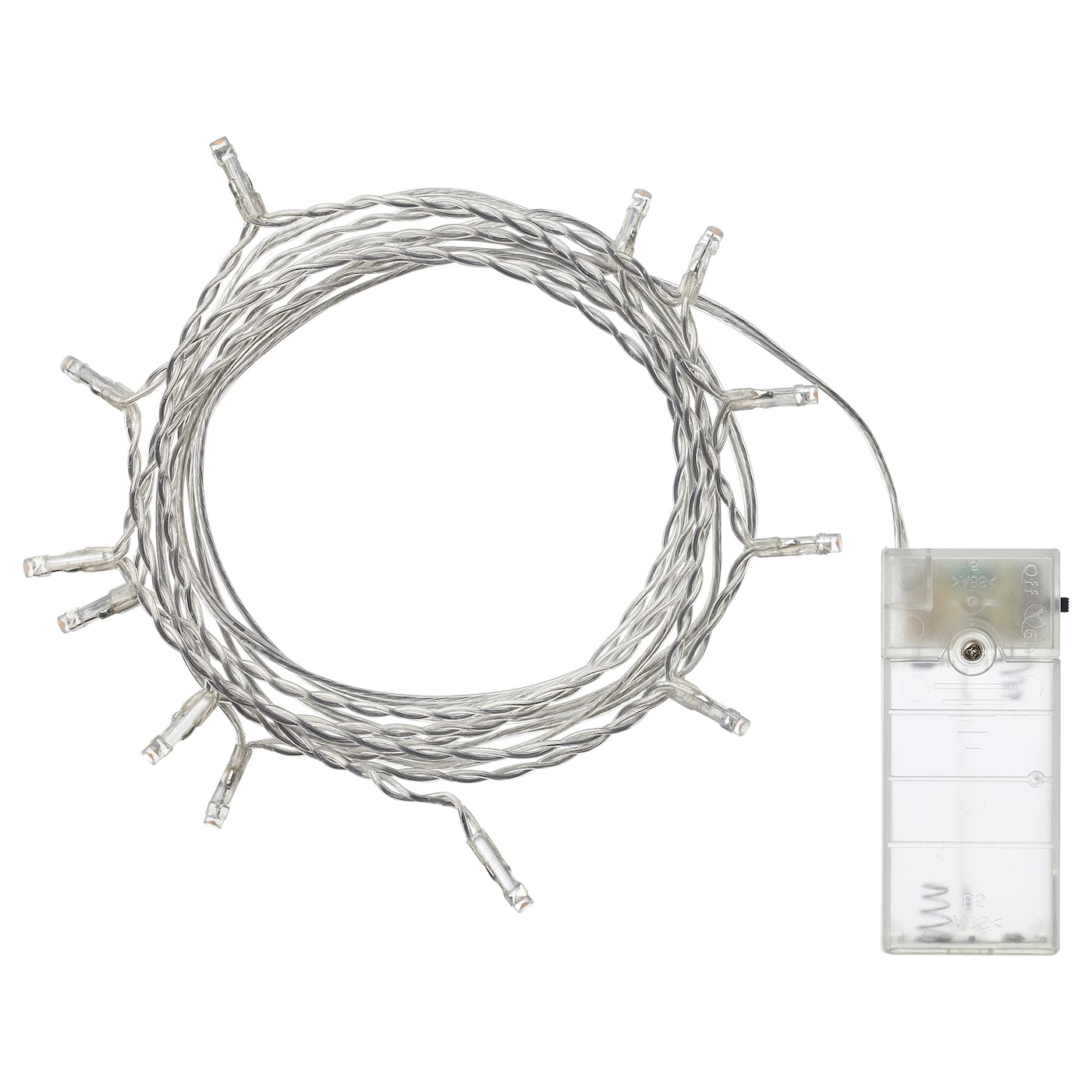 Осветительная цепочка - IKEA LEDFYR/ЛЕДФИР ИКЕА, 2,1 м, белый