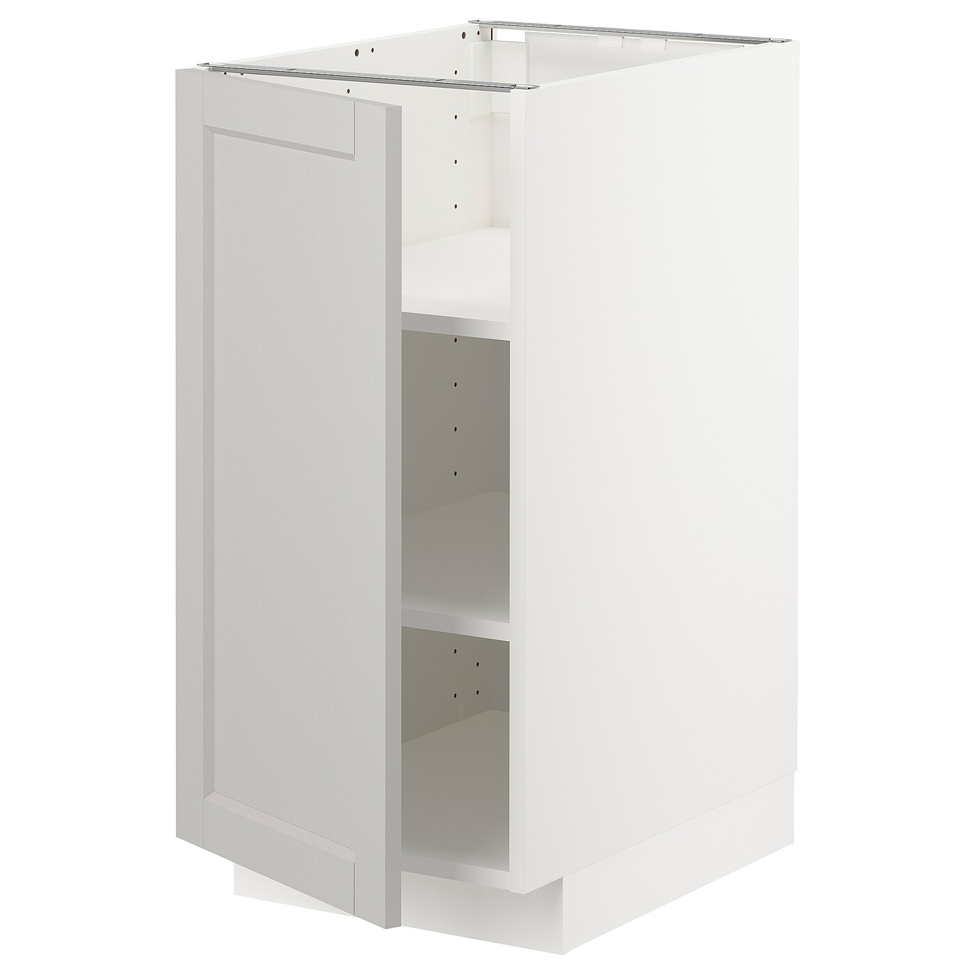 Напольный шкаф  - IKEA METOD, 88x62x40см, белый/серый, МЕТОД ИКЕА