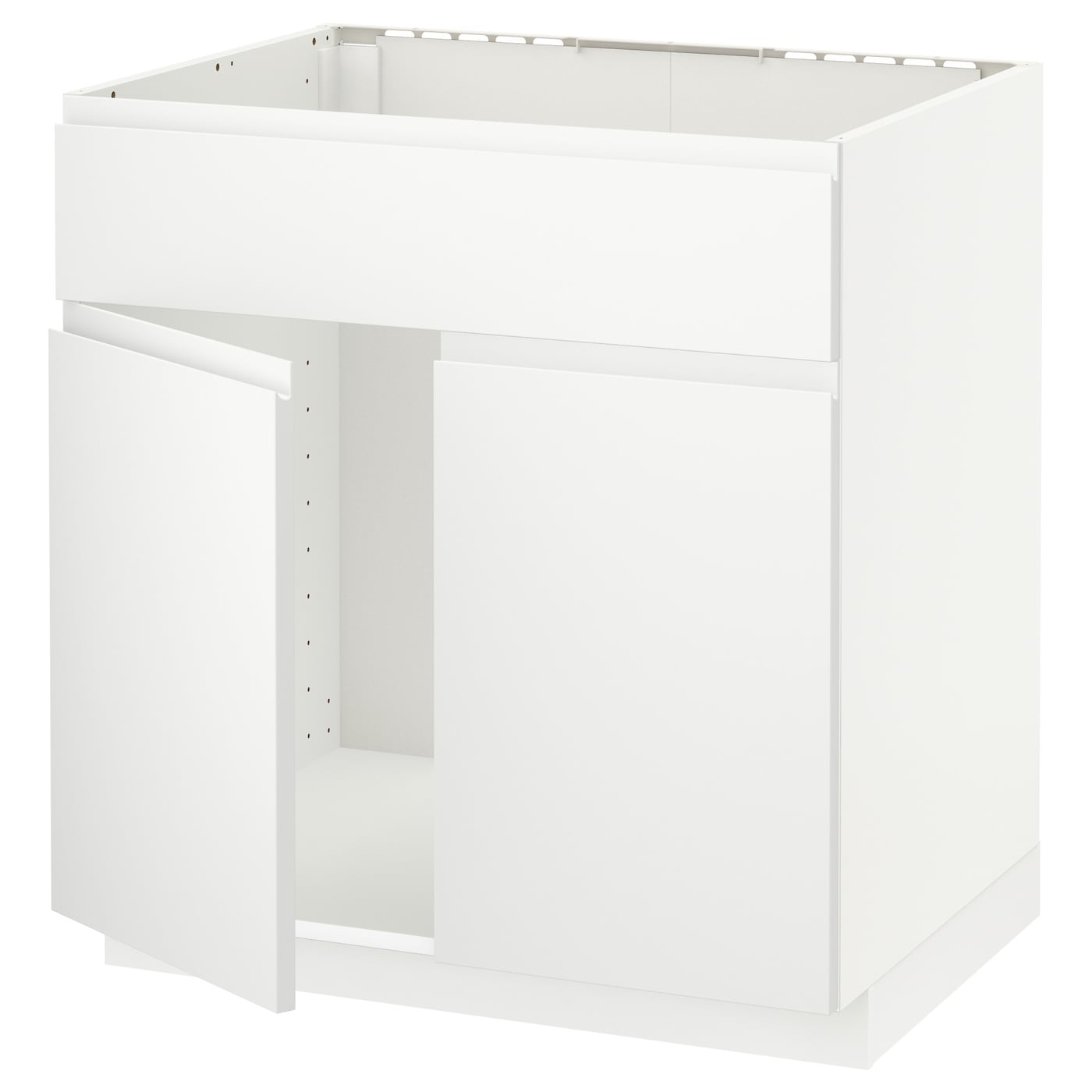 Напольный кухонный шкаф  - IKEA METOD, 88x62x80см, белый, МЕТОД ИКЕА