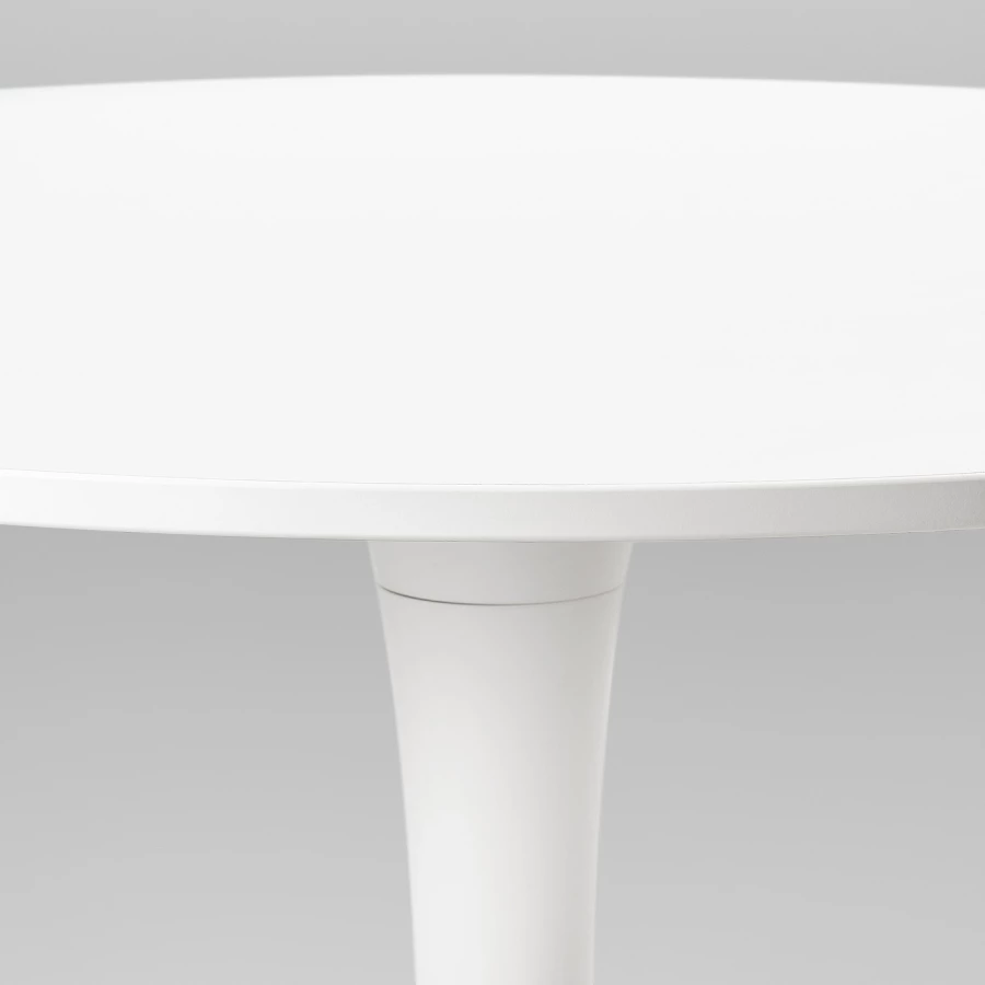 Стол круглый - IKEA DOCKSTA, 103х75 см, белый, ДОКСТА ИКЕА (изображение №6)