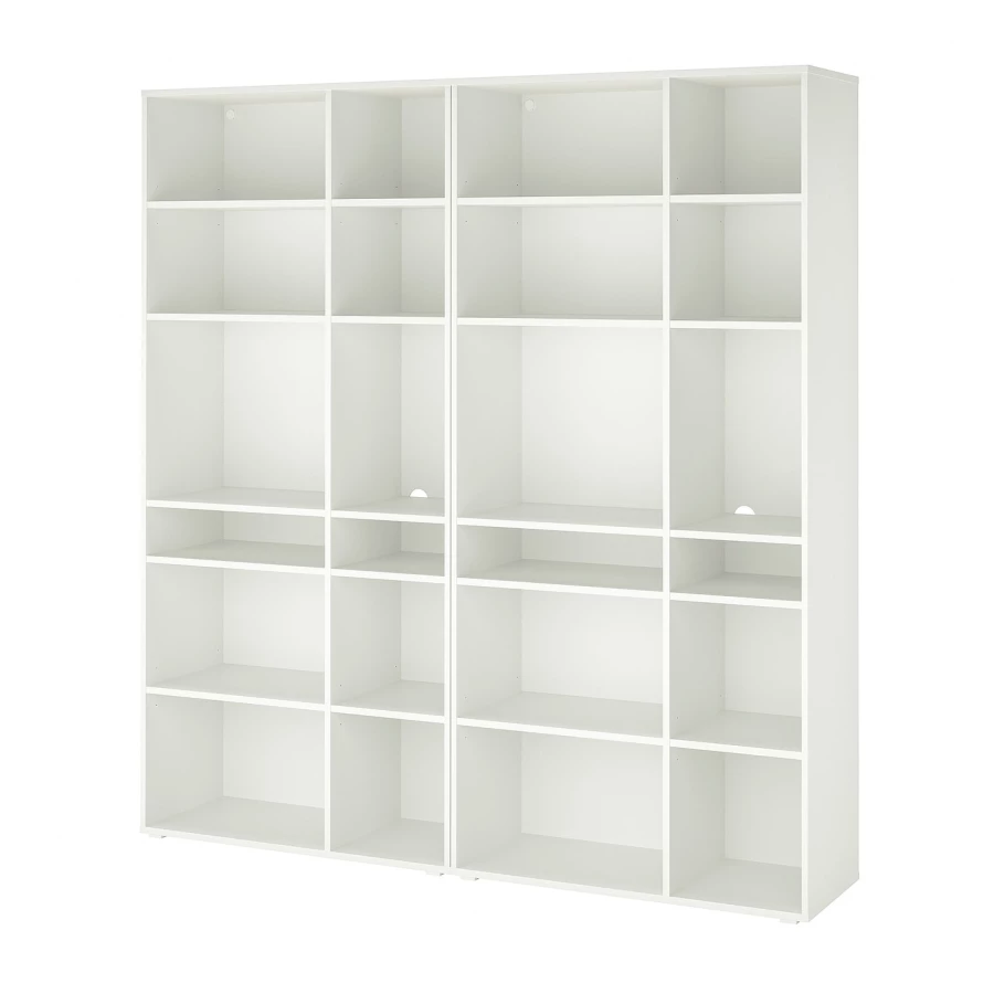 Открытый шкаф - VIHALS IKEA/ВИХАЛС ИКЕА, 37х190х200 см, белый (изображение №1)
