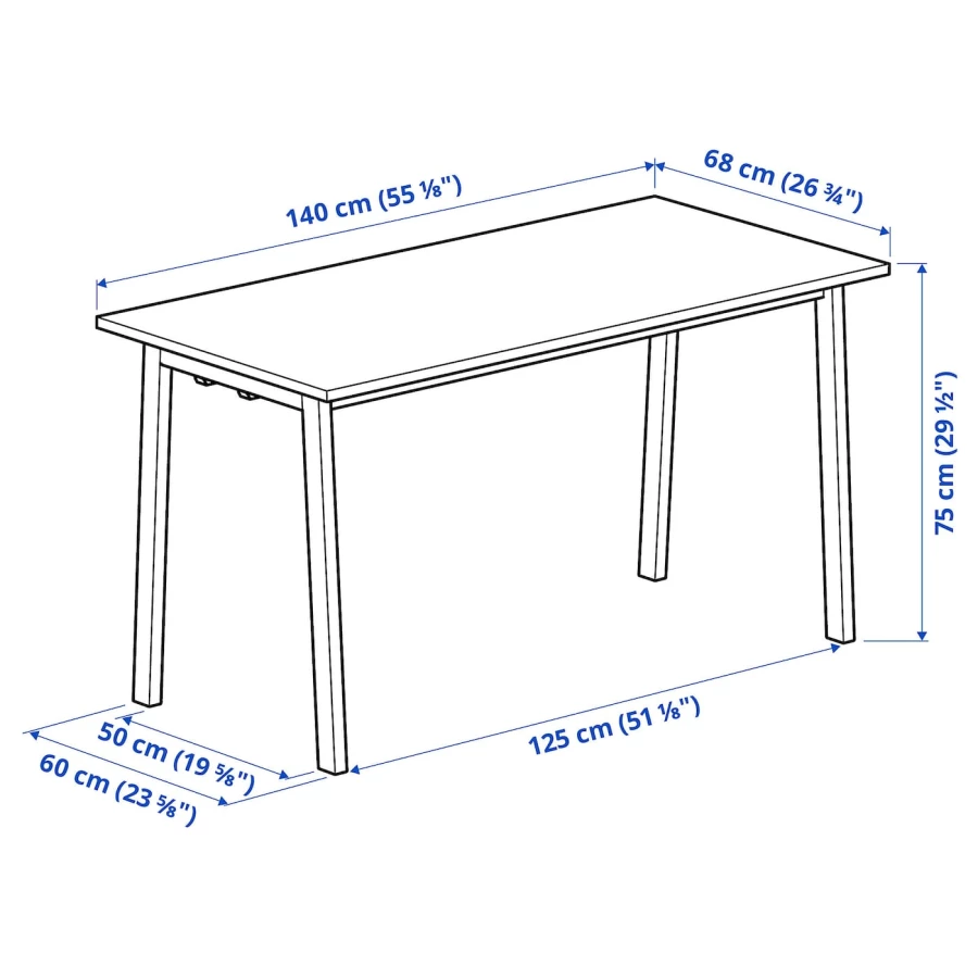 MITTZON Конференц-стол ИКЕА (изображение №5)