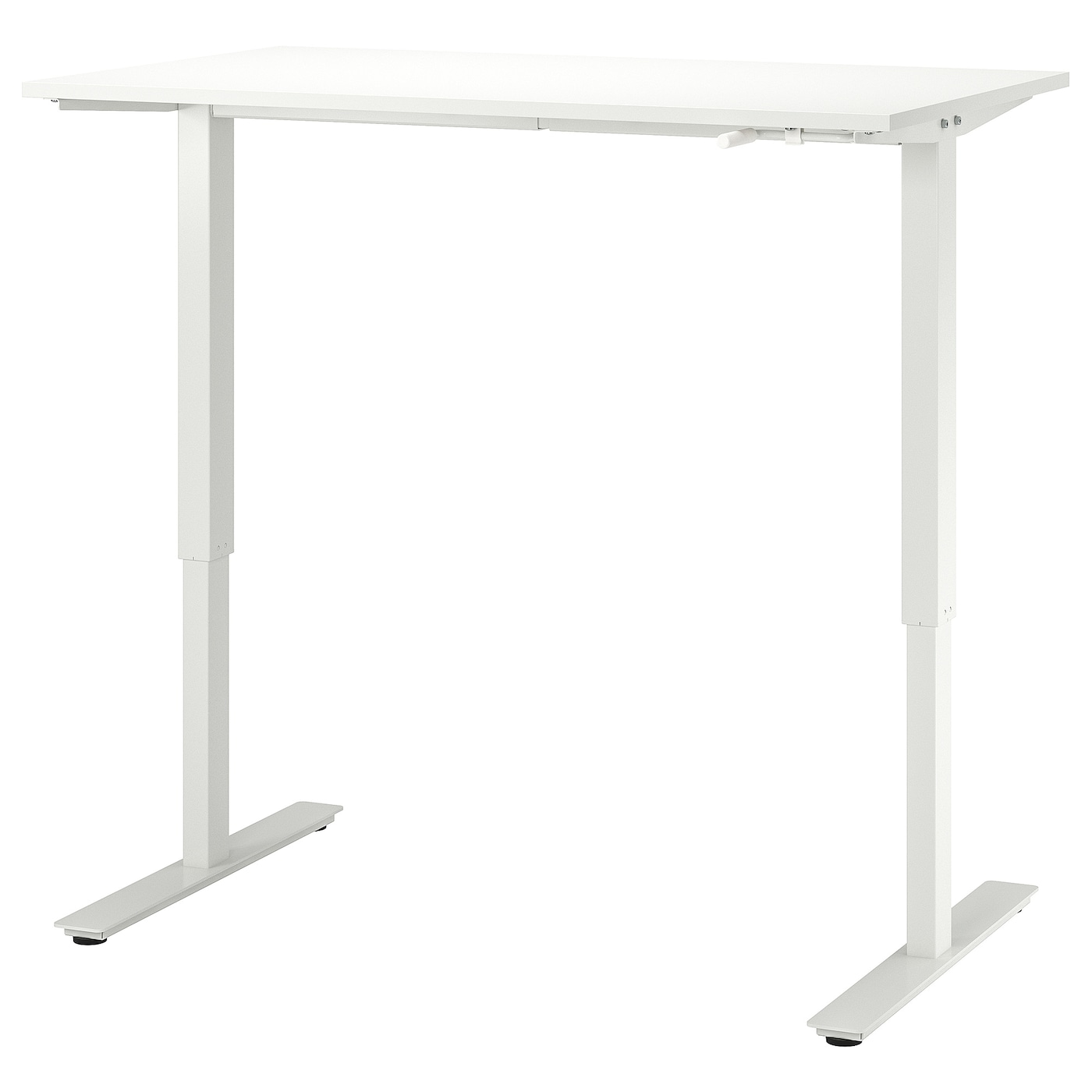 Стол регулируемый по высоте - IKEA TROTTEN, белый, 120х70х72-122 см, ТРОТТЕН ИКЕА