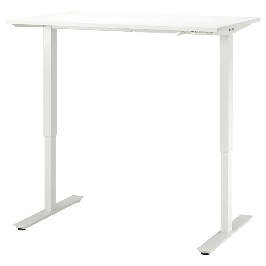 Стол регулируемый по высоте - IKEA TROTTEN, белый, 120х70х72-122 см, ТРОТТЕН ИКЕА (изображение №1)