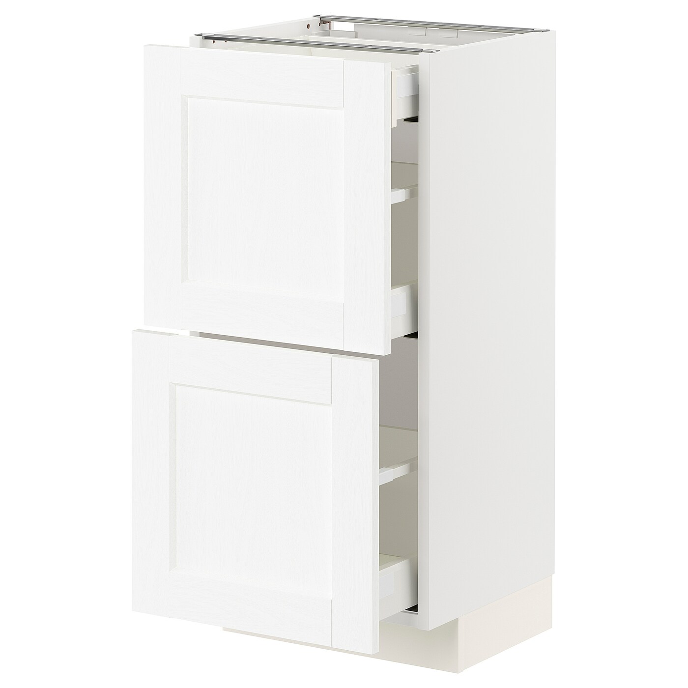Напольный шкаф - IKEA METOD MAXIMERA, 88x39,5x40см, белый, МЕТОД МАКСИМЕРА ИКЕА