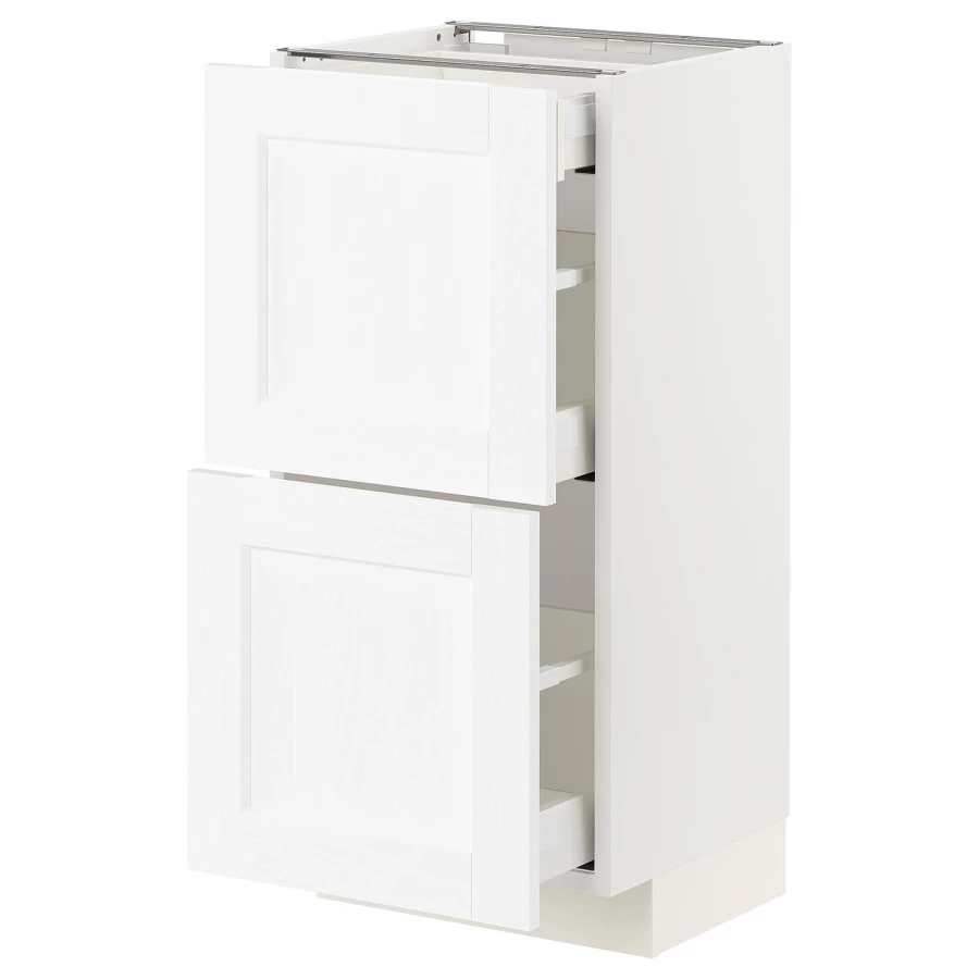 Напольный шкаф - IKEA METOD MAXIMERA, 88x39,5x40см, белый, МЕТОД МАКСИМЕРА ИКЕА (изображение №1)