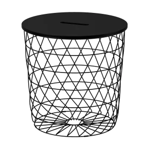 Столик с отделениями д/хранения - IKEA KVISTBRO/ИКЕА КВИСТБРУ, 44х44х42 см, черный