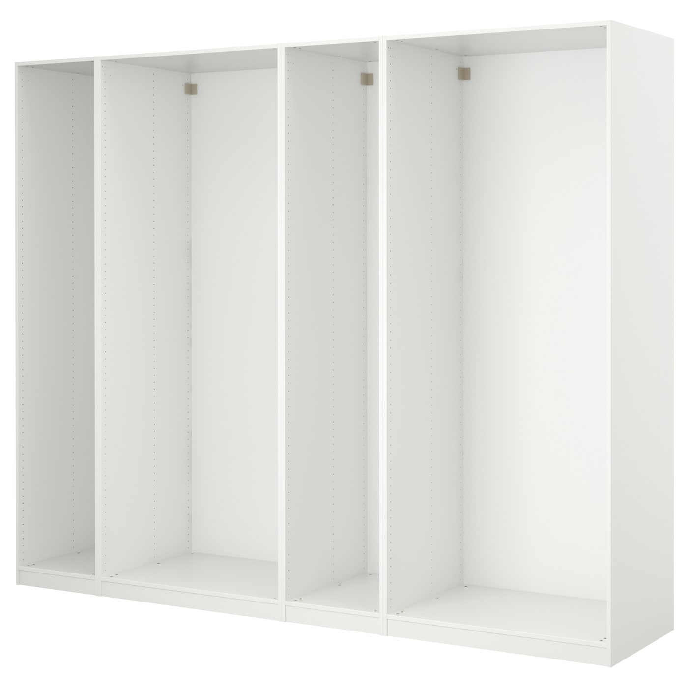 Каркас гардероба - IKEA PAX, 250x58x236 см, белый ПАКС ИКЕА