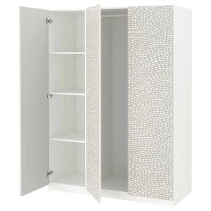 Шкаф - IKEA PAX/MISTUDDEN/ПАКС/МИСТУДДЕН ИКЕА, 60х150х201,2 см, белый/серый