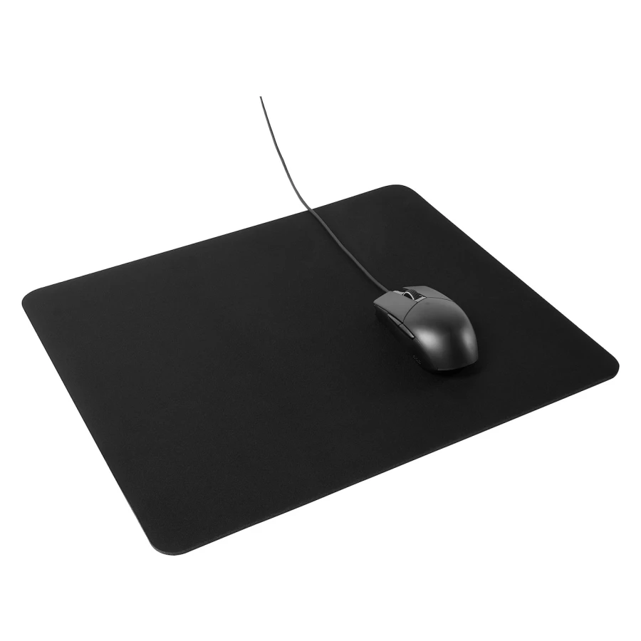 Игровой коврик для мыши  - LÅNESPELARE / LАNESPELARE IKEA/ ЛОНЕСПЕЛАРЕ ИКЕА,  36x44 см, черный (изображение №2)