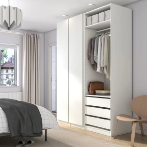 Второе фото. Гардероб - IKEA PAX/VIKANES/ ПАКС/ВИКАНЕС ИКЕА, 175x60x236 см, белый