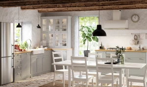 Второе фото. Защитная панель - LERHYTTAN IKEA/ ЛЕРХЮТТАН ИКЕА, 240х61,7 см, серый