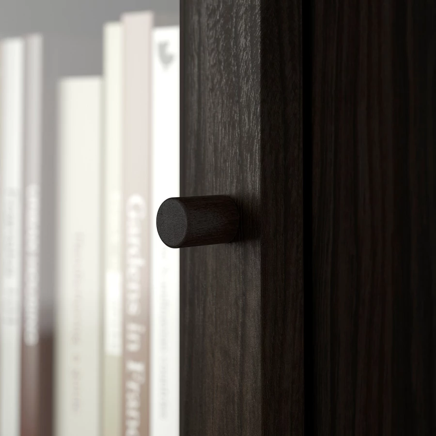 BILLY / OXBERG Книжный шкаф со стеклянной дверью/удлинителем ИКЕА (изображение №5)