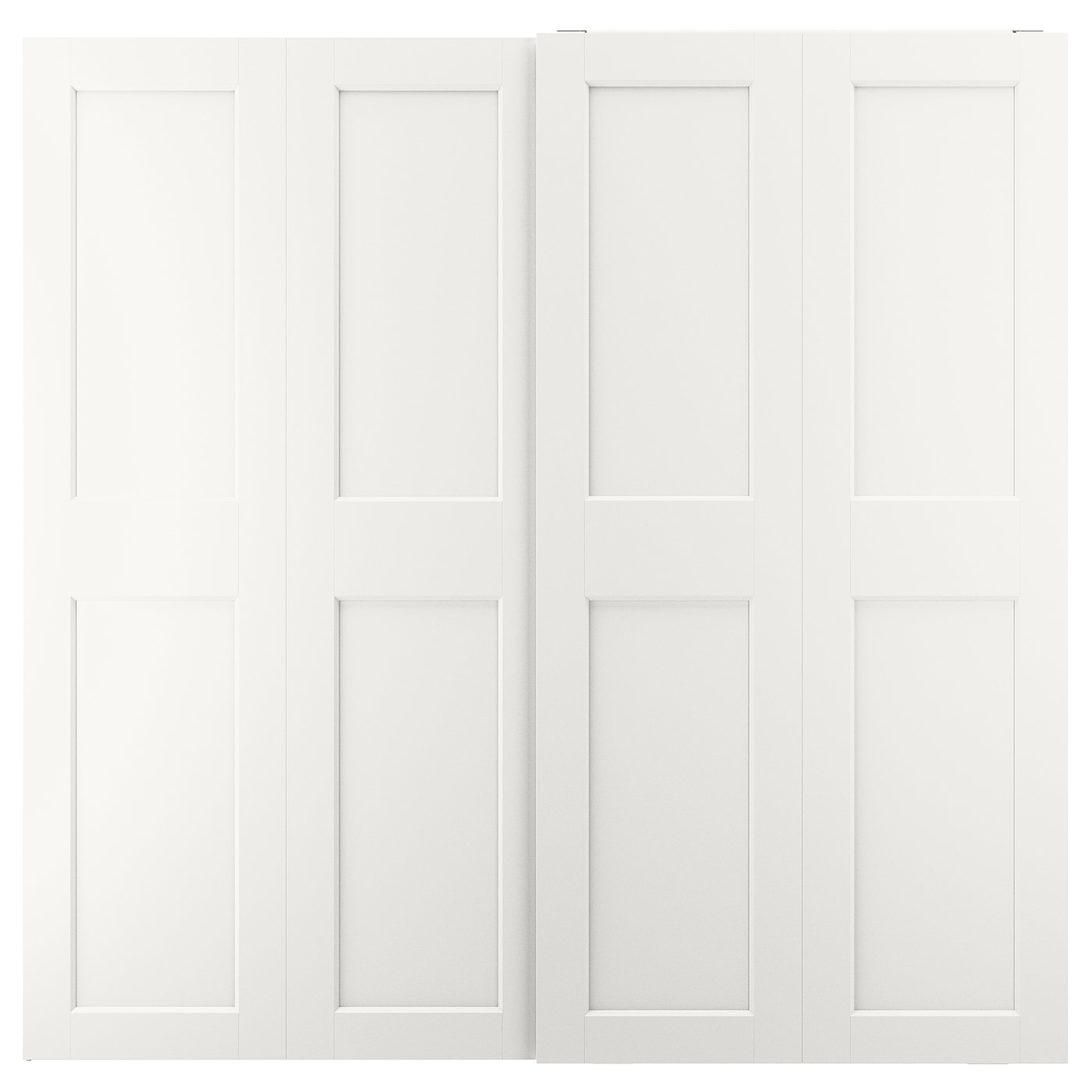 Пара раздвижных дверных рам - IKEA GRIMO /ГРИМО ИКЕА, 200х201 см, белый