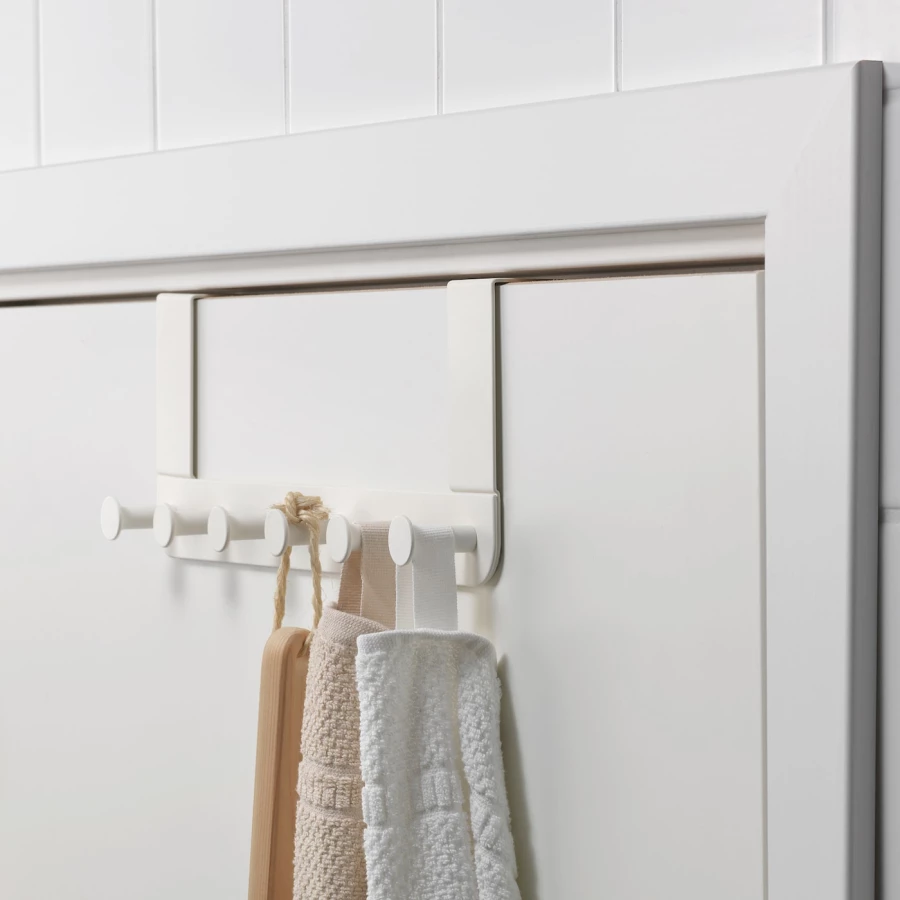 Вешалка на дверь - ENUDDEN IKEA/ ЭНУДДЭН ИКЕА, 35x13 см, белый (изображение №4)