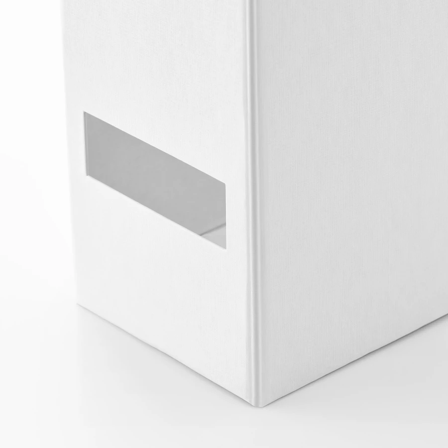 Папка журнальная - TJENA IKEA/ ТЬЕББА ИКЕА,  30х10 см, белый (изображение №5)