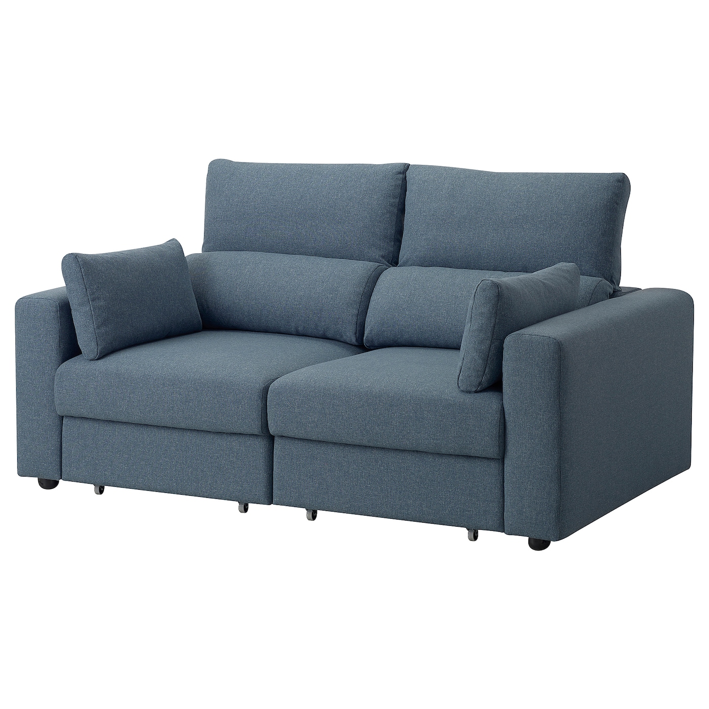 2-местный диван - IKEA ESKILSTUNA/ЭСКИЛЬСТУНА ИКЕА, 100х109х190 см, синий