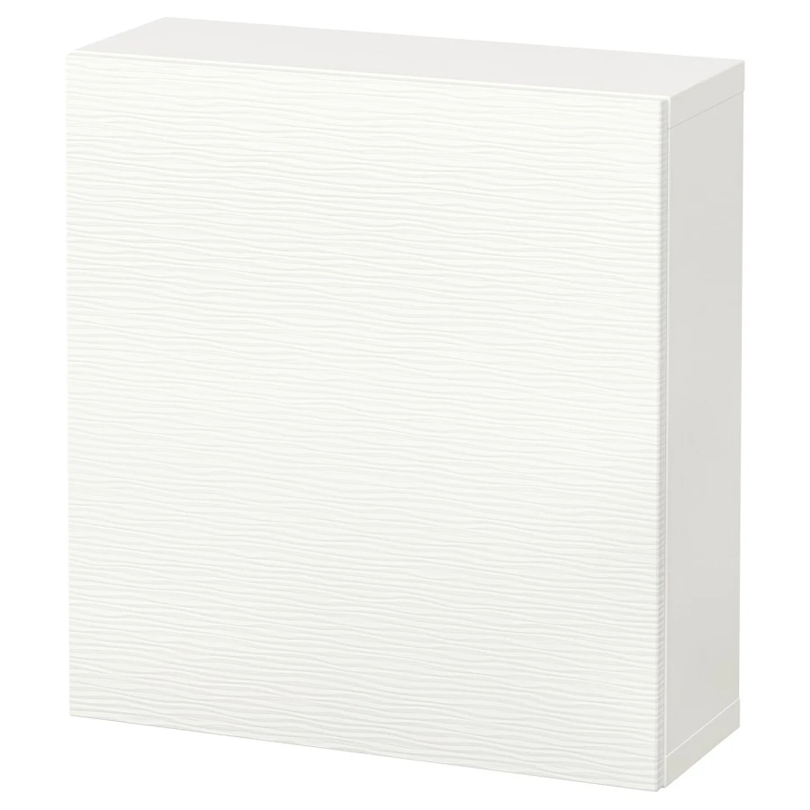 Комбинация навесного шкафа - IKEA BESTÅ/BESTA/БЕСТО ИКЕА, 64х42х60 см, белый (изображение №1)