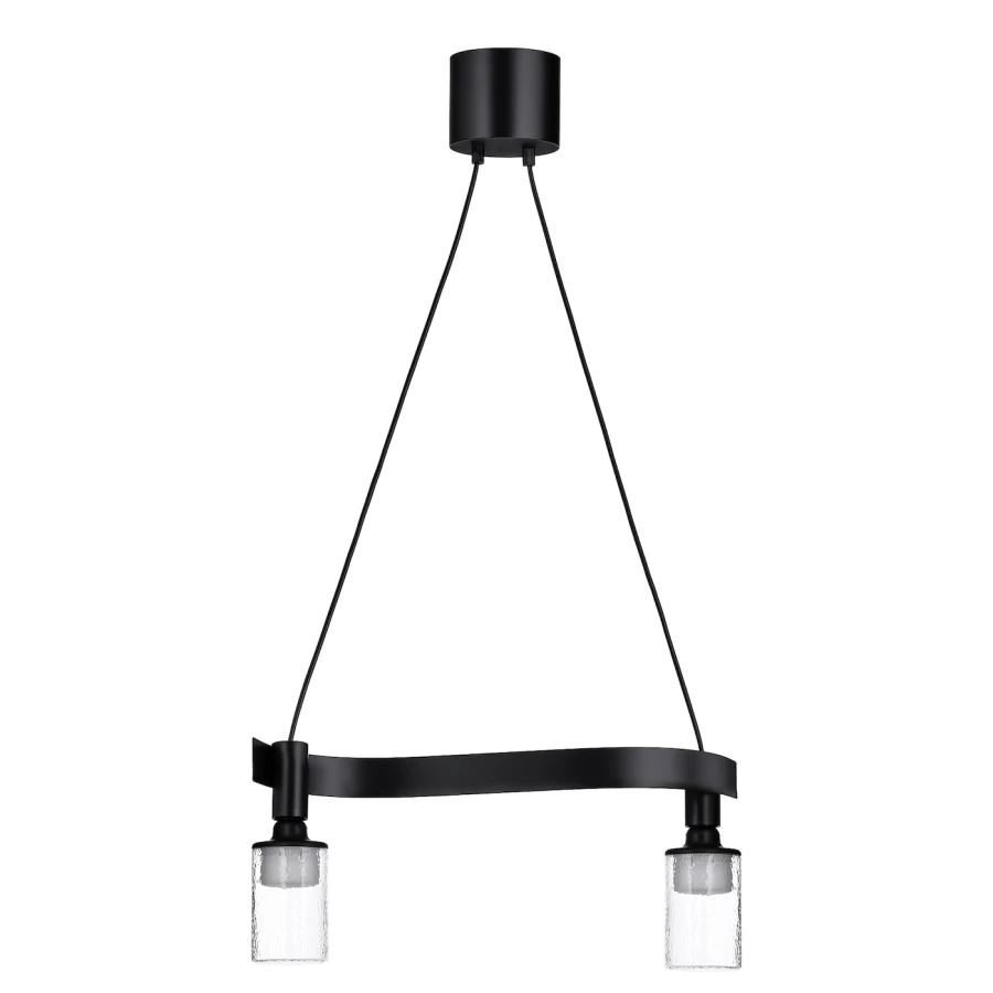 Подвесной светильник с лампочкой - ACKJA / MOLNART IKEA/АККЙЯ / МОЛЬНАРТ ИКЕА, черный (изображение №1)
