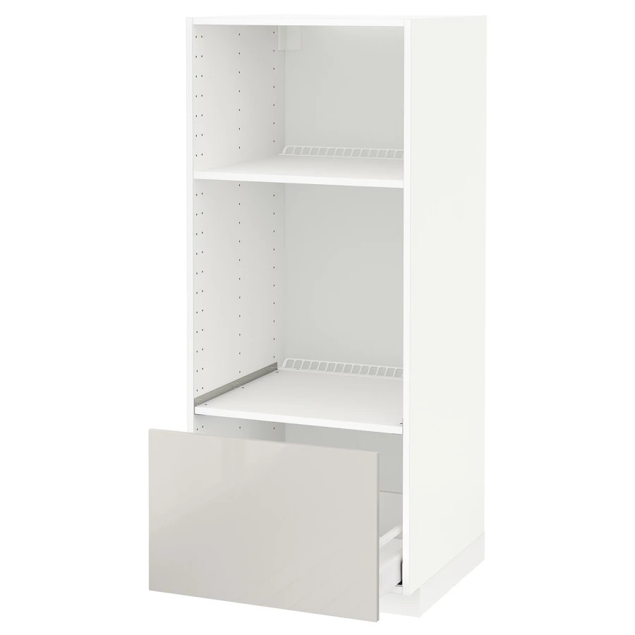 Напольный кухонный шкаф  - IKEA METOD MAXIMERA, 148x62x60см, белый/светло-серый, МЕТОД МАКСИМЕРА ИКЕА (изображение №2)