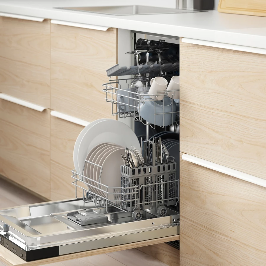 Встроенная посудомоечная машина - LAGAN IKEA/ ЛАГАН ИКЕА,  83,5х45 см, белый (изображение №4)